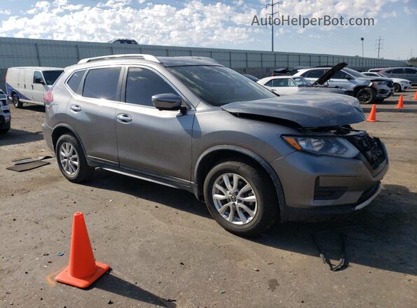 KNMAT2MV5JP592680 2018 NISSAN ROGUE Gray წინა მარჯვენა