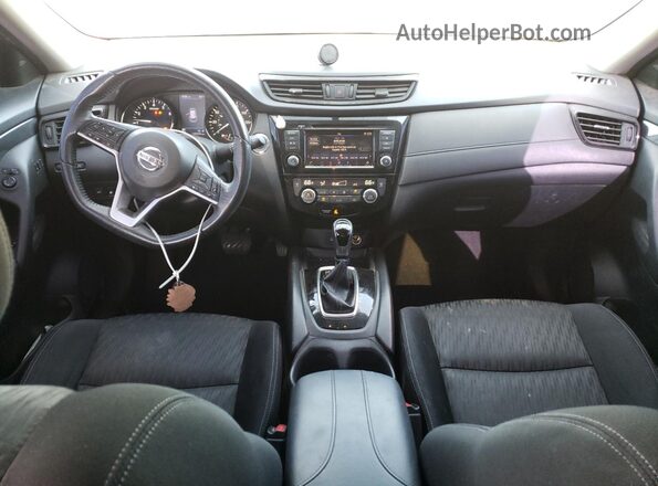 KNMAT2MV5JP592680 2018 NISSAN ROGUE Gray წინა პანელის ხედი
