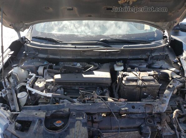 KNMAT2MV5JP592680 2018 NISSAN ROGUE Gray ძრავის განყოფილების ხედი