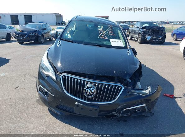 LRBFXDSA0HD222429 2017 BUICK ENVISION Black Widok zestawu wskaźników