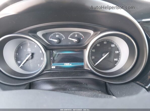 LRBFXDSA0HD222429 2017 BUICK ENVISION Black Widok tylnych siedzeń