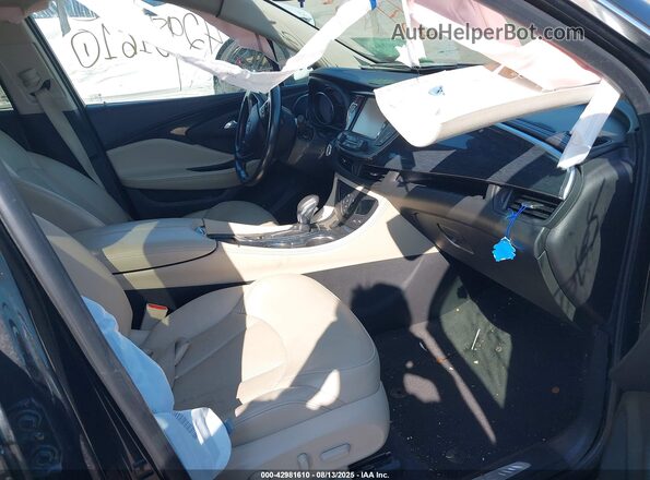 LRBFXDSA0HD222429 2017 BUICK ENVISION Black Widok wnętrza z przodu
