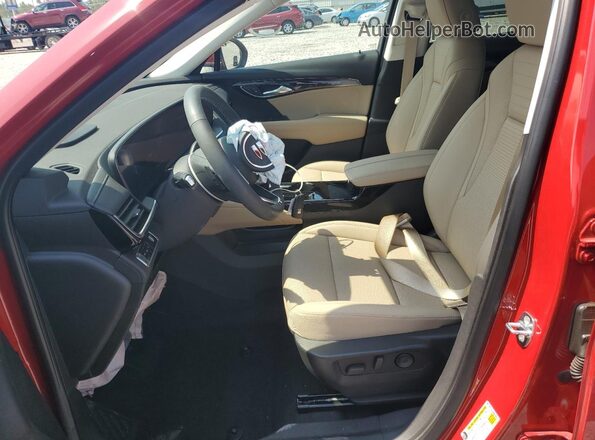 LRBFZKE41SD013910 2025 BUICK ENVISION Red Widok wnętrza z przodu