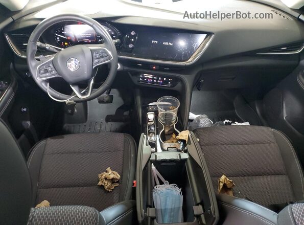 LRBFZMR49MD195980 2021 BUICK ENVISION Black წინა პანელის ხედი