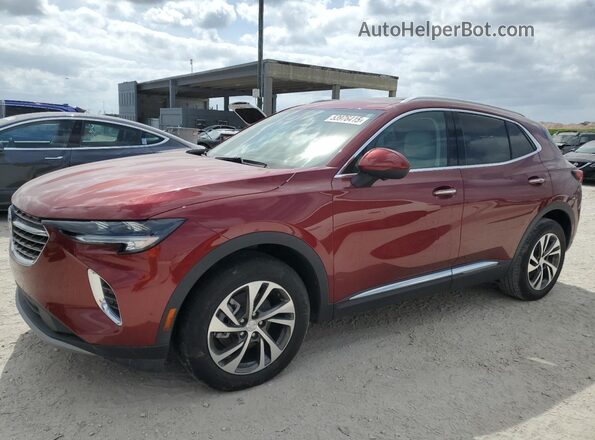 LRBFZNR40MD103919 2021 BUICK ENVISION Red Przód lewy
