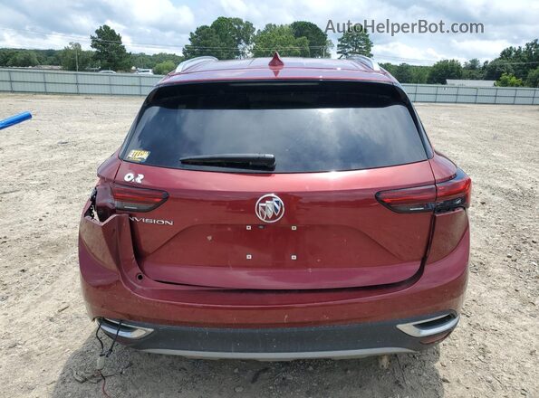 LRBFZNR42MD142382 2021 BUICK ENVISION Темно-бордовый Вид сзади