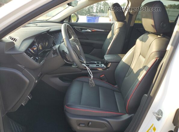 LRBFZNR46ND070085 2022 BUICK ENVISION White Widok wnętrza z przodu