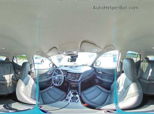 LRBFZNR46ND070085 2022 BUICK ENVISION White Widok wnętrza 360 stopni