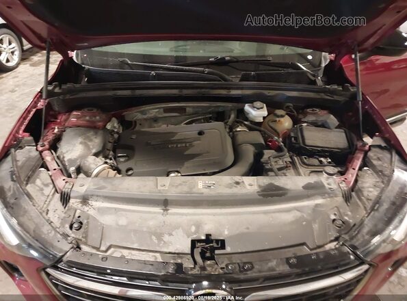 LRBFZNR48MD099084 2021 BUICK ENVISION Red Вид ззаду
