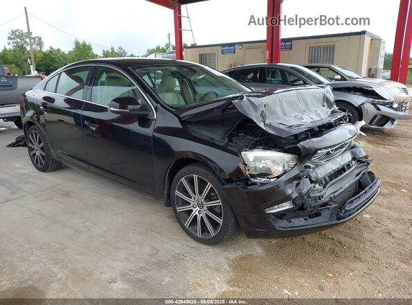 LYV402FK2GB098144 2016 VOLVO S60 INSCRIPTION Black Przód prawy