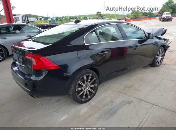 LYV402FK2GB098144 2016 VOLVO S60 INSCRIPTION Black Tył prawy