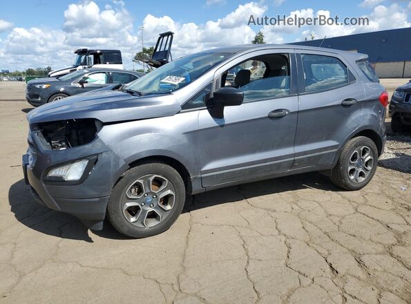 MAJ3P1RE2JC243456 2018 FORD ECOSPORT Gray Առջևի ձախ երեք քառորդ տեսարան