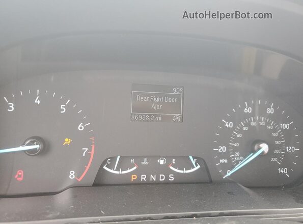 MAJ3P1RE8JC242117 2018 FORD ECOSPORT Gray Instrument cluster view