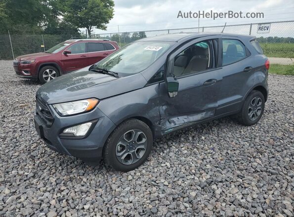 MAJ3P1RE8JC242117 2018 FORD ECOSPORT Gray Front left