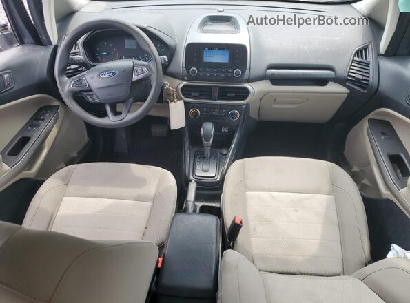 MAJ3P1RE8JC242117 2018 FORD ECOSPORT Gray Dashboard view