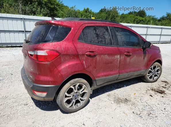 MAJ3P1TE1JC225569 2018 FORD ECOSPORT Red უკანა მარჯვენა
