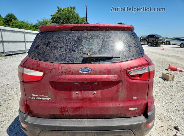 MAJ3P1TE1JC225569 2018 FORD ECOSPORT Red უკანა ხედი