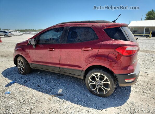 MAJ3P1TE1JC225569 2018 FORD ECOSPORT Red უკანა მარცხენა