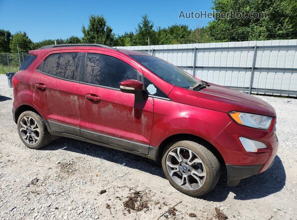 MAJ3P1TE1JC225569 2018 FORD ECOSPORT Red წინა მარჯვენა