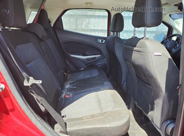 MAJ3P1TE1JC225569 2018 FORD ECOSPORT Red უკანა სალონის ხედი