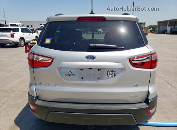 MAJ3P1TE2JC214841 2018 FORD ECOSPORT Silver Вид ззаду