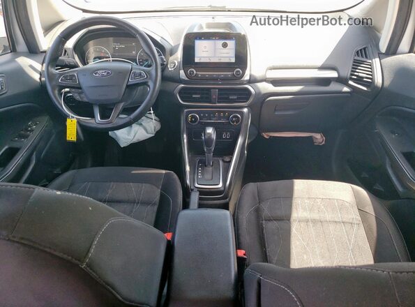 MAJ3P1TE2JC214841 2018 FORD ECOSPORT Silver Вид панелі приладів