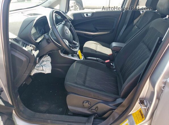 MAJ3P1TE2JC214841 2018 FORD ECOSPORT Silver Вид салону спереду