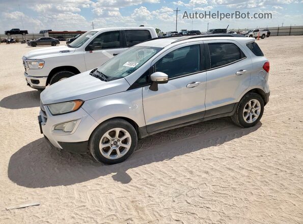 MAJ3P1TE5JC199767 2018 FORD ECOSPORT Silver Front left