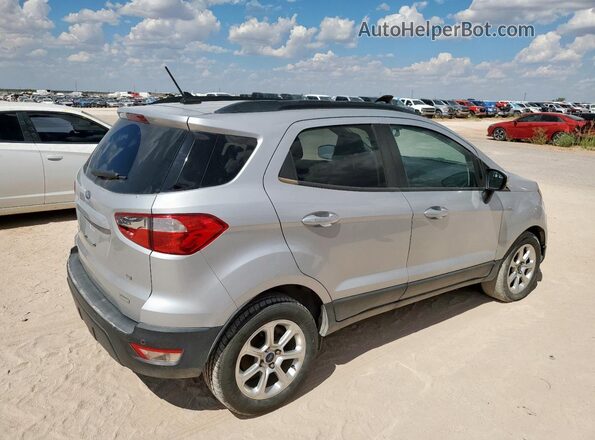 MAJ3P1TE5JC199767 2018 FORD ECOSPORT Silver Rear right