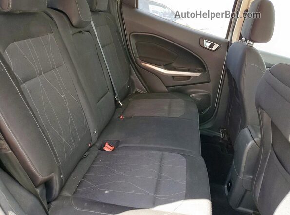 MAJ3P1TE5JC199767 2018 FORD ECOSPORT Silver Rear seats view