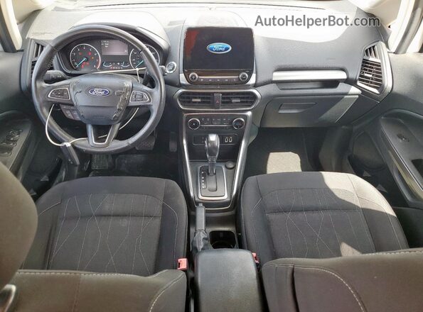 MAJ3P1TE5JC199767 2018 FORD ECOSPORT Silver Dashboard view