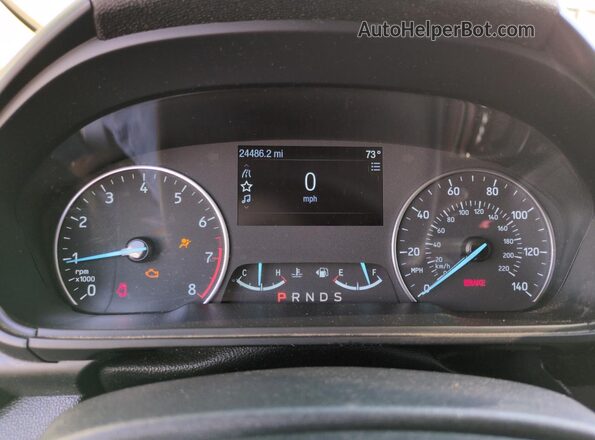MAJ3P1TE8JC244751 2018 FORD ECOSPORT Silver Вид щитка приладів