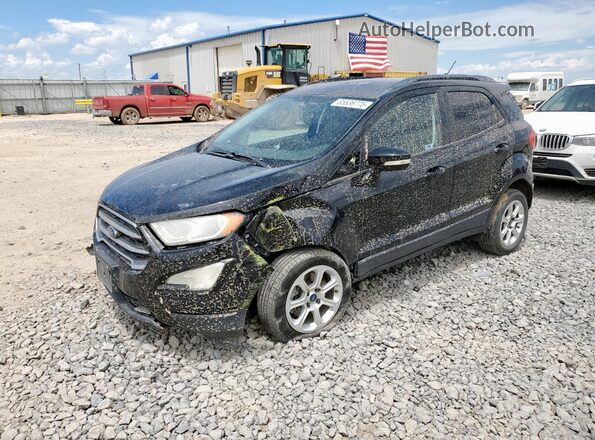 MAJ3P1TEXJC234769 2018 FORD ECOSPORT Black Передня ліва чверть