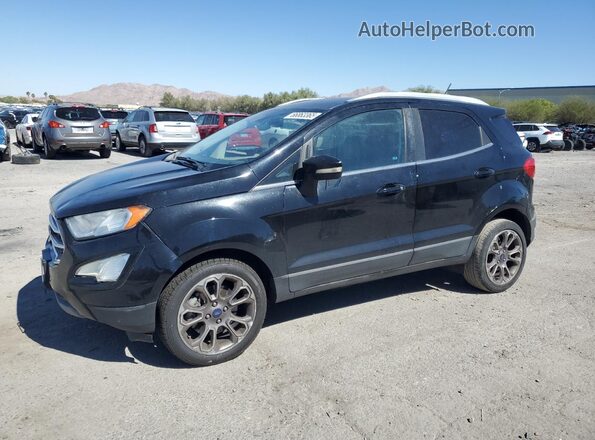 MAJ3P1VE0JC214432 2018 FORD ECOSPORT Black Front left