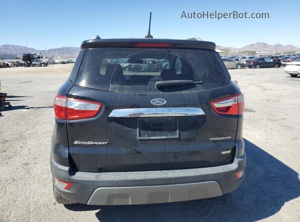 MAJ3P1VE0JC214432 2018 FORD ECOSPORT Black Rear view
