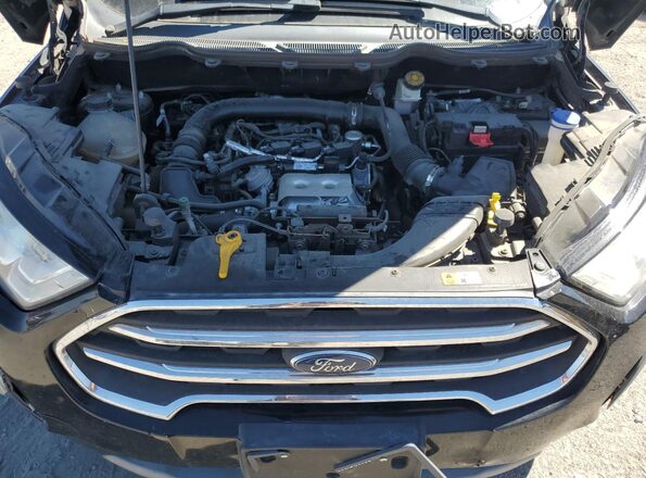 MAJ3P1VE0JC214432 2018 FORD ECOSPORT Black Engine compartment view
