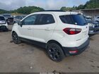2018 Ford Ecosport Ses White vin: MAJ6P1CL0JC202957