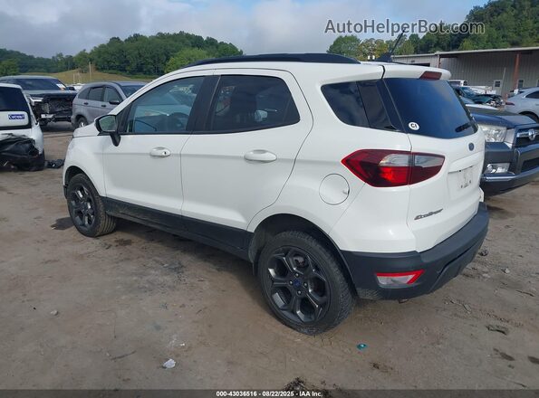 MAJ6P1CL0JC202957 2018 FORD ECOSPORT White Задня ліва чверть