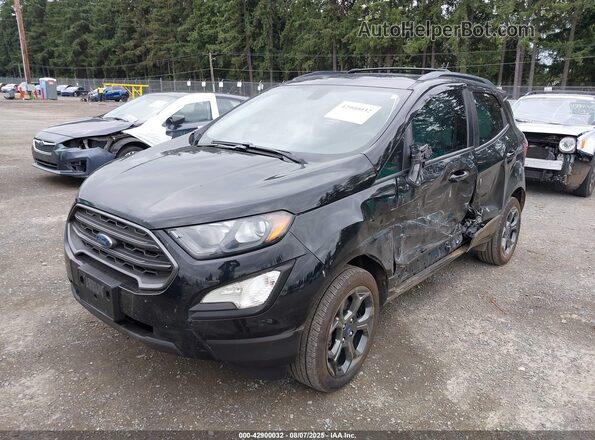 MAJ6P1CL5JC169678 2018 FORD ECOSPORT Black წინა მარცხენა ხედი სამი მეოთხედიდან