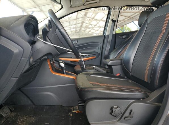 MAJ6P1CL6JC184304 2018 FORD ECOSPORT Gray Widok wnętrza z przodu