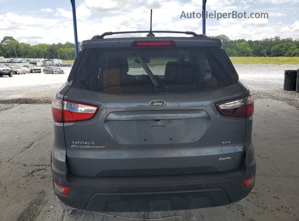 MAJ6P1CL6JC184304 2018 FORD ECOSPORT Gray Widok z tyłu