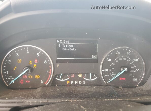 MAJ6P1CL6JC184304 2018 FORD ECOSPORT Gray Widok zestawu wskaźników