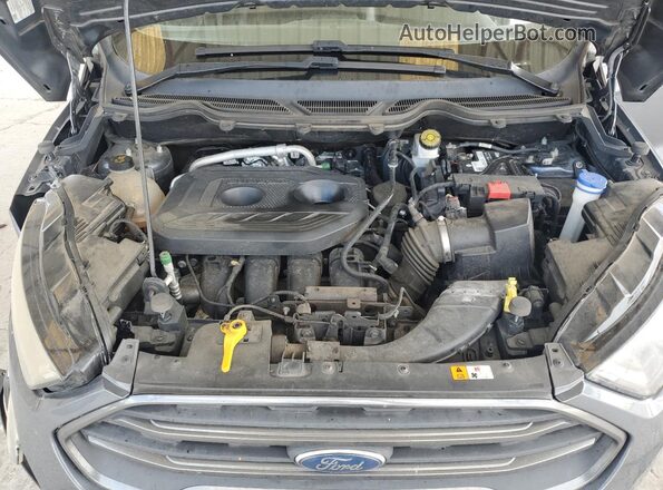 MAJ6P1CL6JC184304 2018 FORD ECOSPORT Gray Widok wnętrza z tyłu
