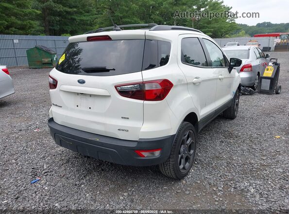 MAJ6P1CL8JC211616 2018 FORD ECOSPORT White უკანა მარჯვენა