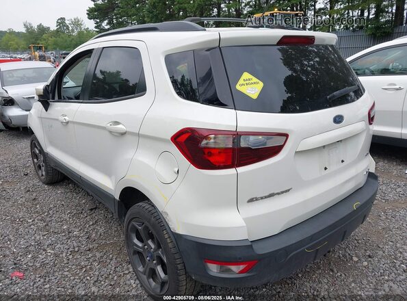 MAJ6P1CL8JC211616 2018 FORD ECOSPORT White უკანა მარცხენა