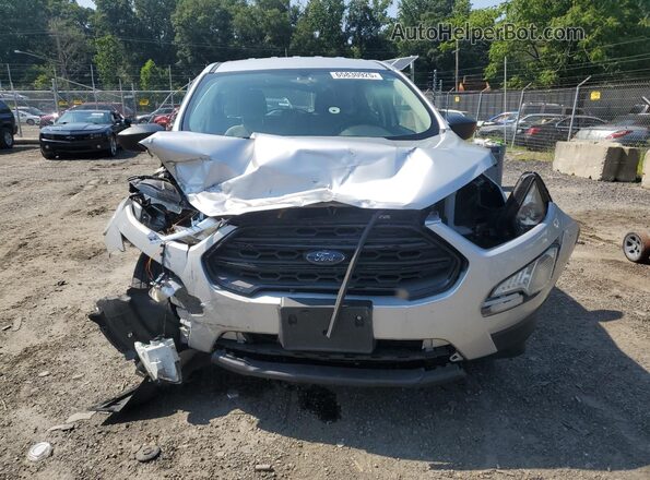 MAJ6P1SL4JC223599 2018 FORD ECOSPORT Silver წინა ხედი