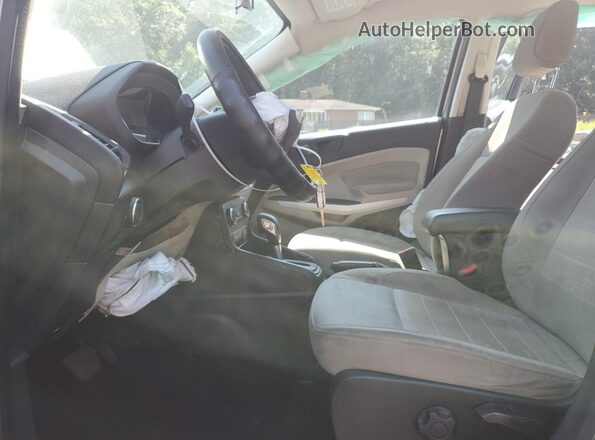 MAJ6P1SL4JC223599 2018 FORD ECOSPORT Silver წინა სალონის ხედი