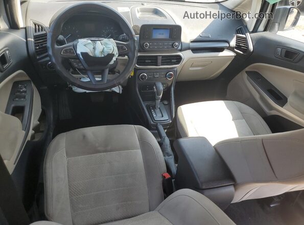 MAJ6P1SL4JC223599 2018 FORD ECOSPORT Silver წინა პანელის ხედი