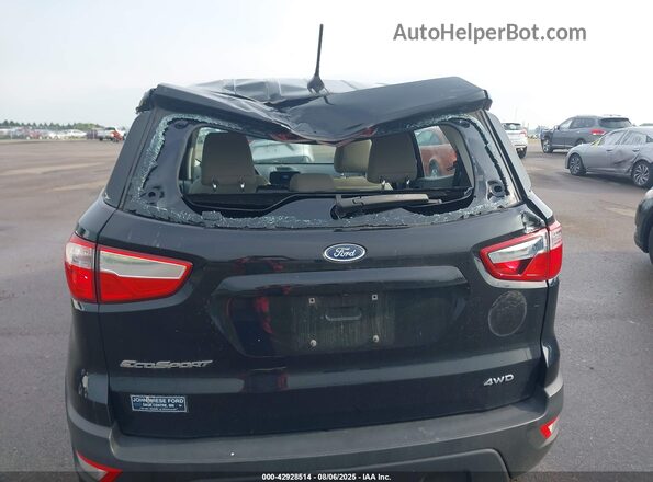 MAJ6P1SL6JC161056 2018 FORD ECOSPORT Black Front view