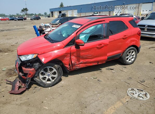 MAJ6P1UL1JC215702 2018 FORD ECOSPORT Красный Передняя левая четверть